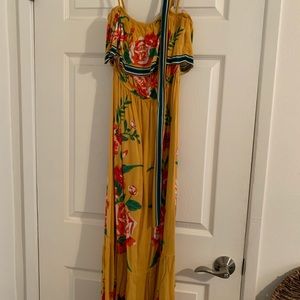 Fiesta themed maxi dress size large
